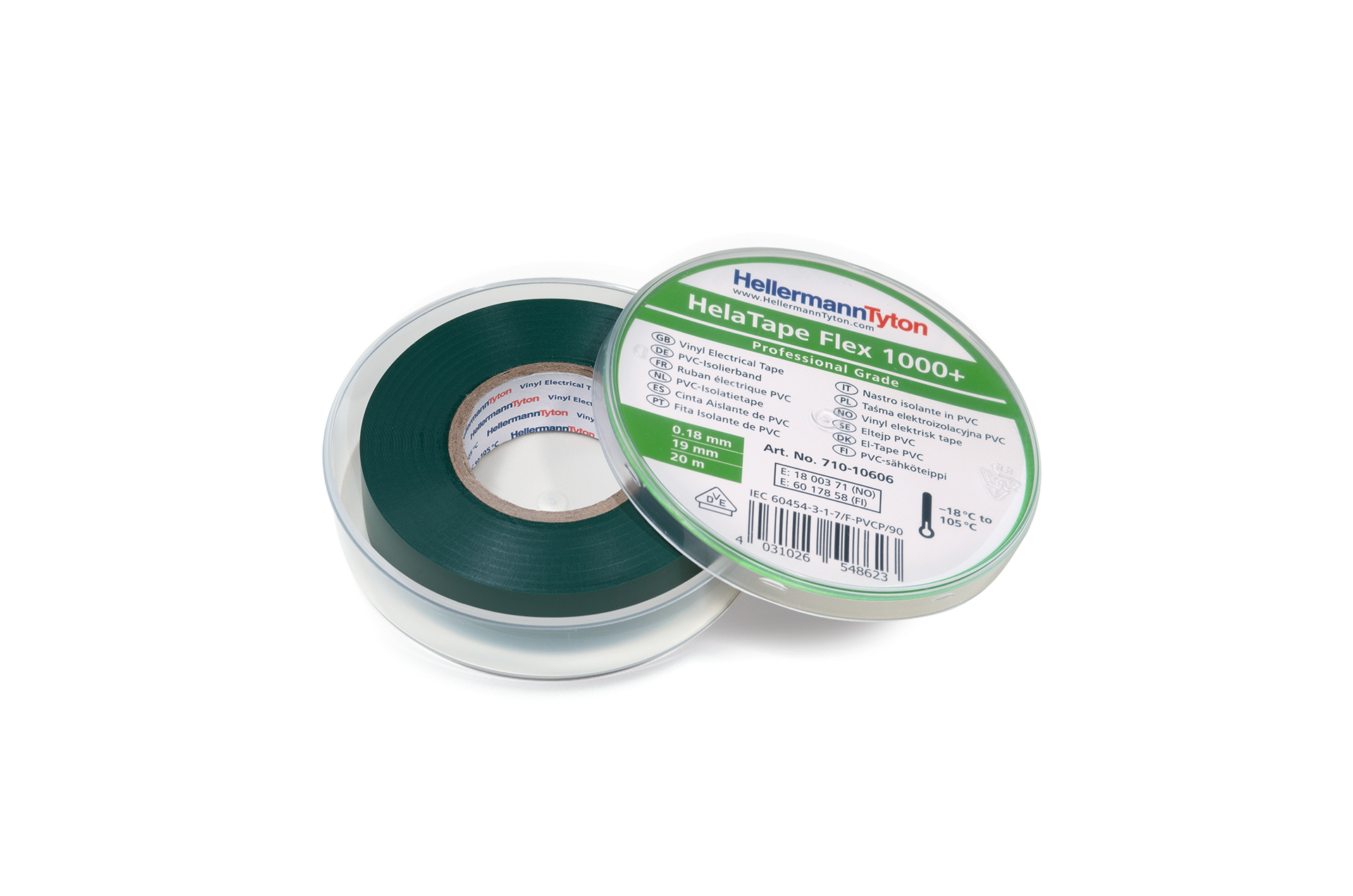 TAPE HELATAPE HTAPE-FLEX1000+ C 19X20 GREEN