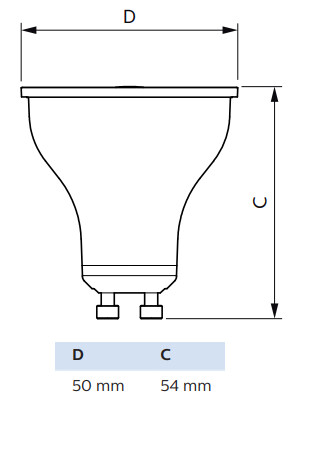 philips Kohdelamppu master led gu10 830 380lm 50=2.4w nd ue b