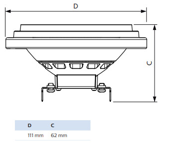 philips Spotlight lamp master led g53 940 1270lm 100w=20w 24d