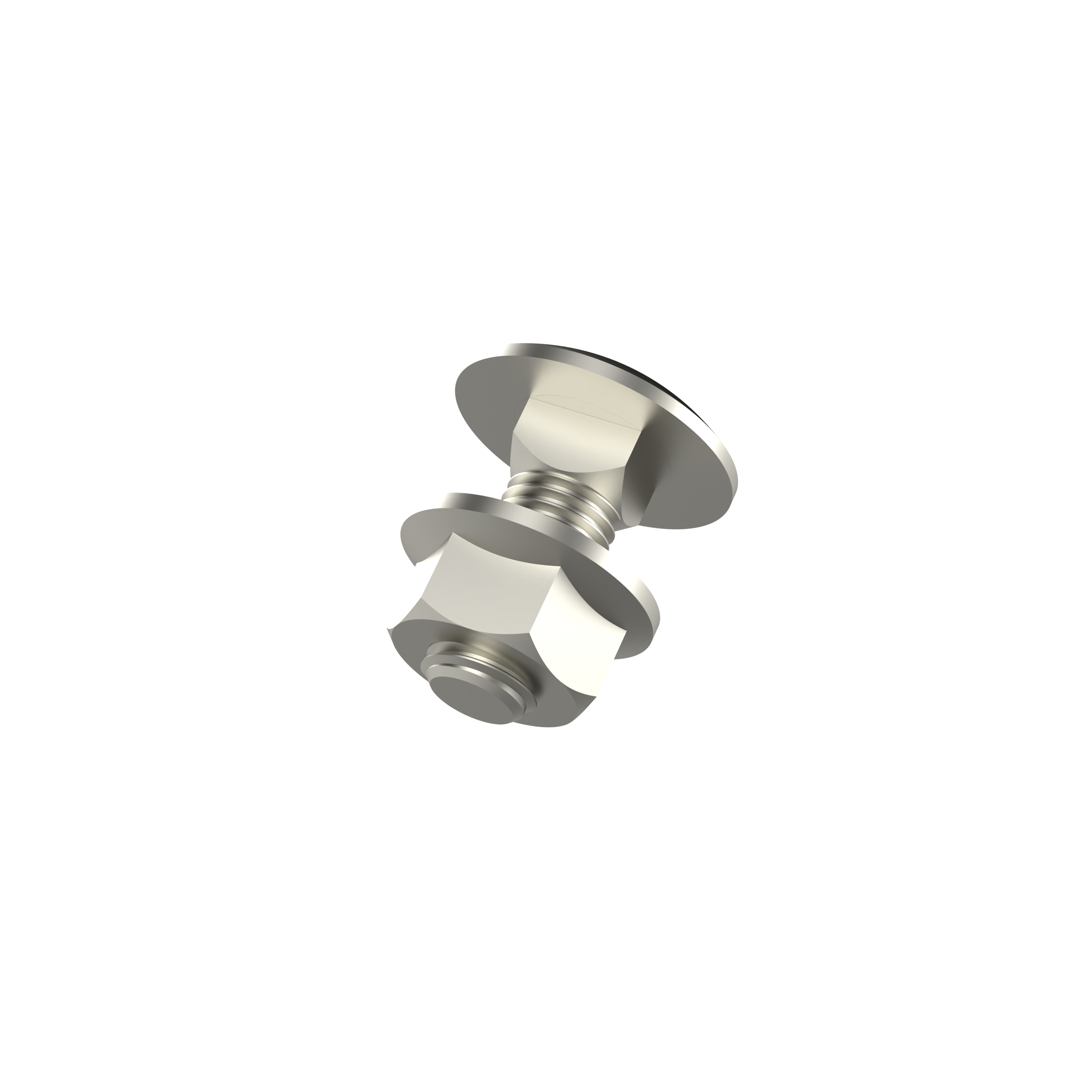 POLT M8x25mm ja MUTTER M8 RS K EG