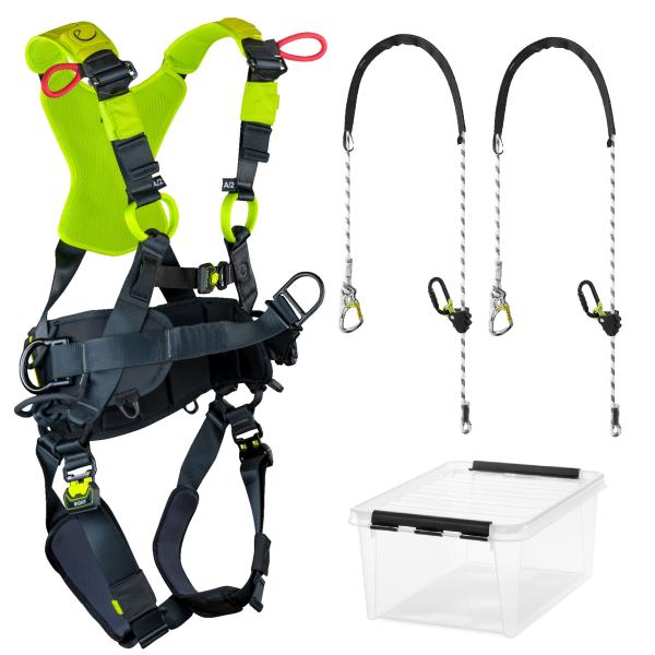 SELE PAKET FLEX PRO PLUS L-XL HARNESS+LANYARDS+CONNECTORS