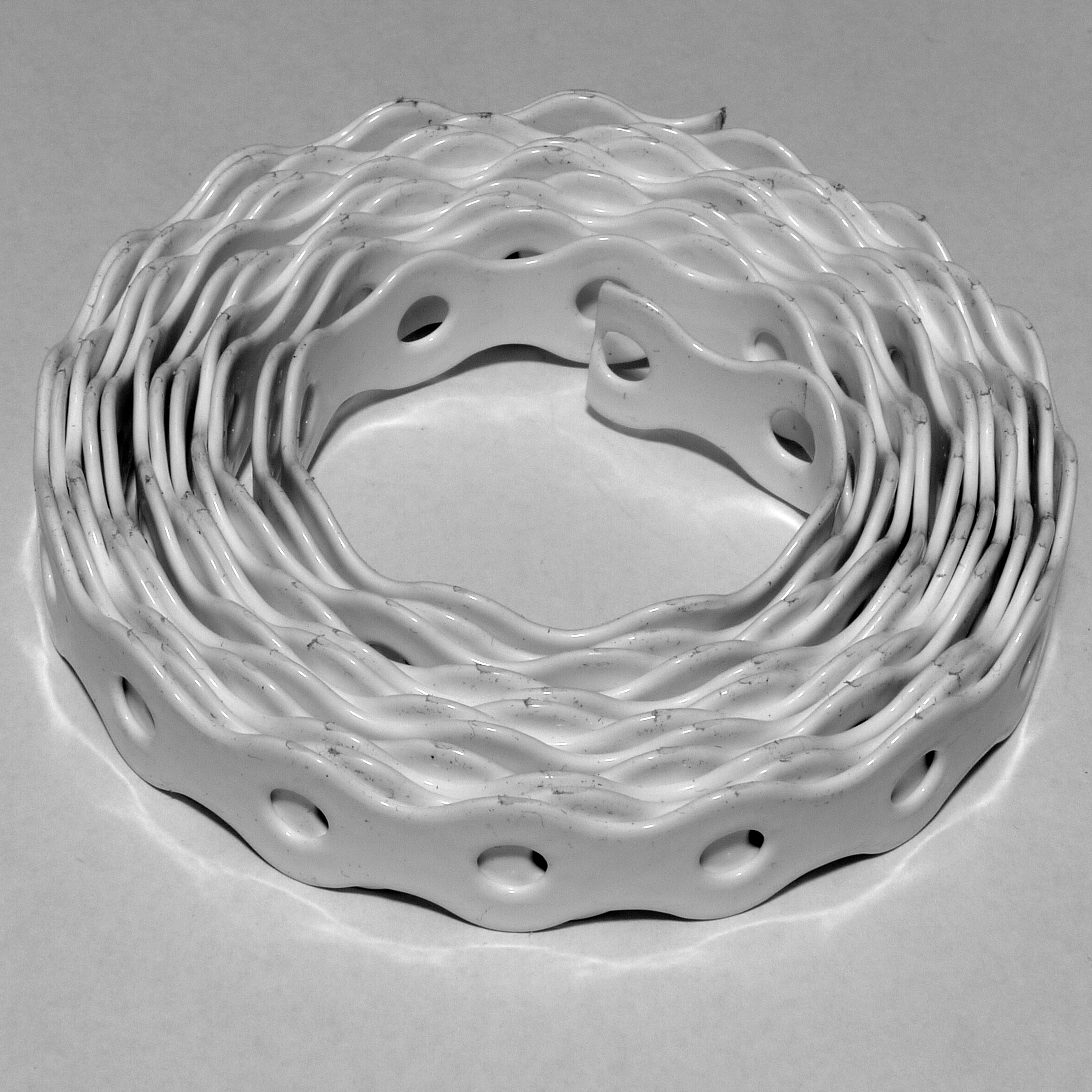 christiania byggteknikk Patentbånd ar 17mm x 0,8mm ø7mm plastlagt 3m hvit