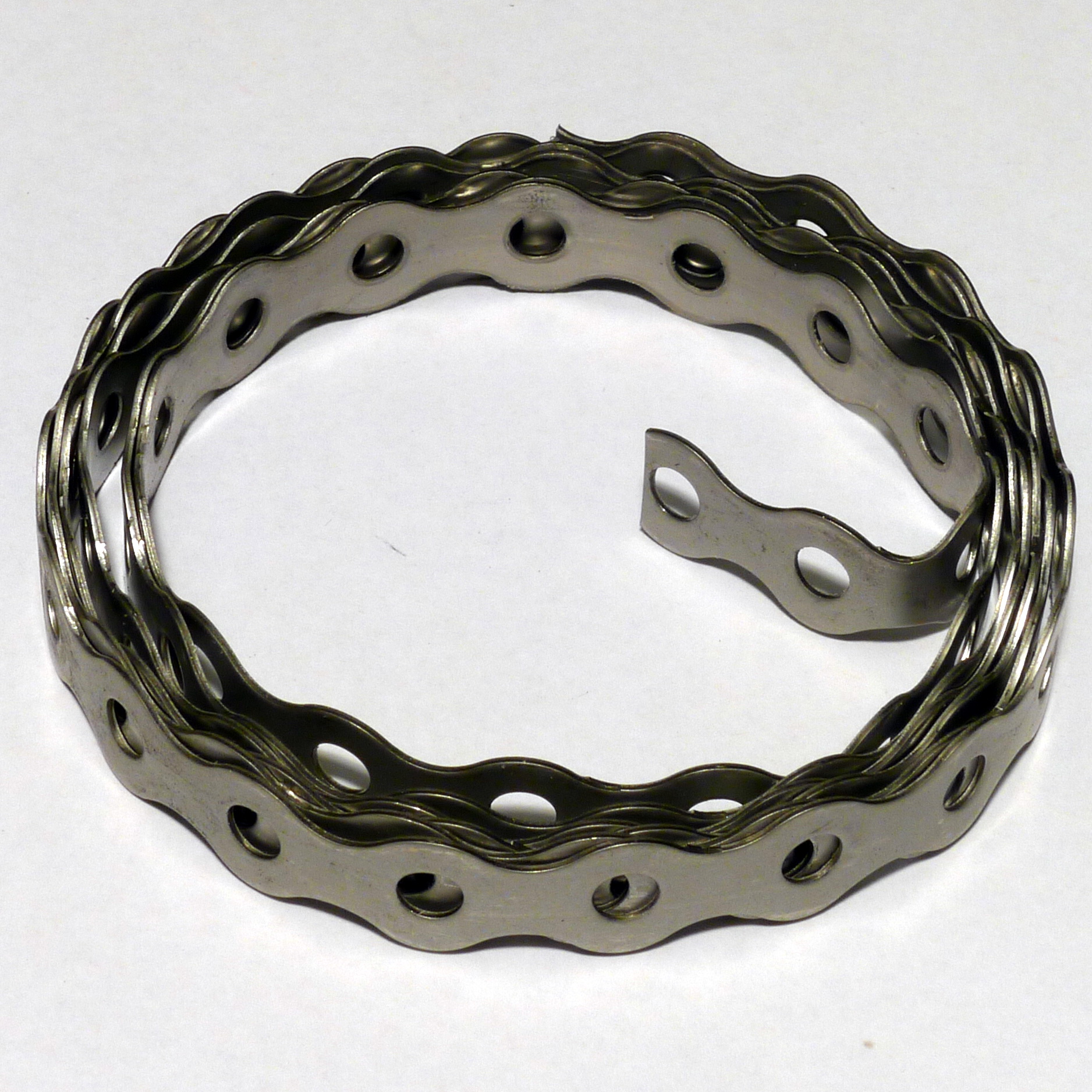 christiania byggteknikk Patentbånd ar 12mm x 0,8mm ø5mm a4 syrefast stål 1,5m