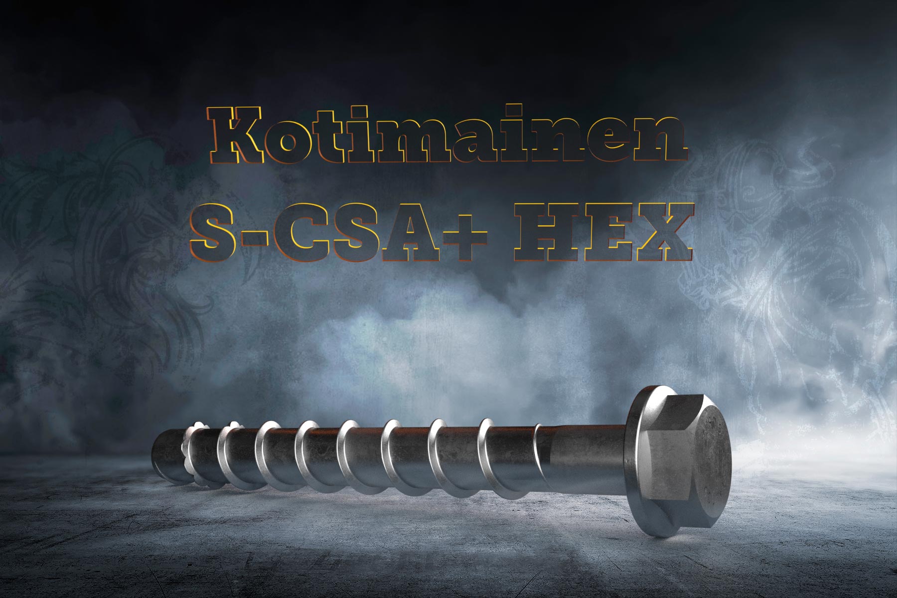 sormat Betoniruuvi sormat s-csa+ hex 10x80/25 sähkösinkitty 4kpl