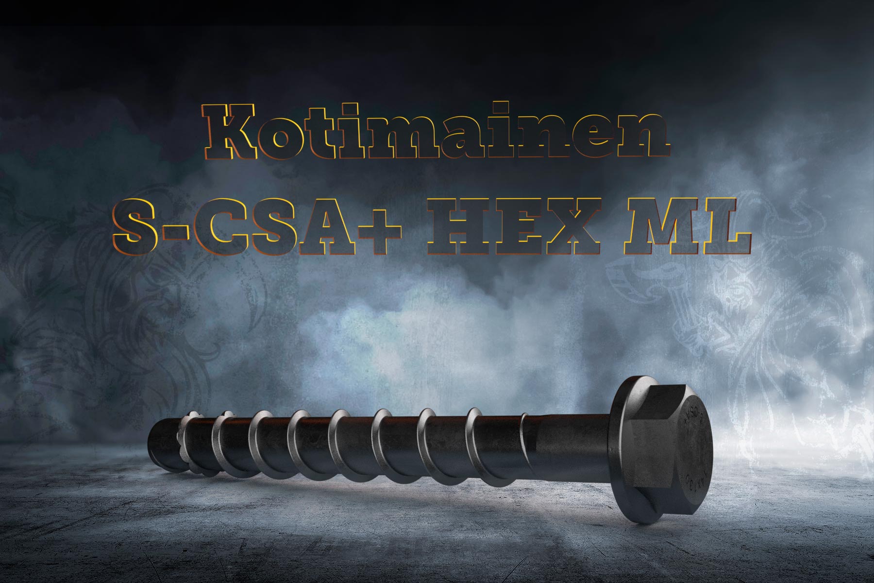 sormat Conc screw sormat s-csa+ hex 8x100/35/50 ml coated 5pcs
