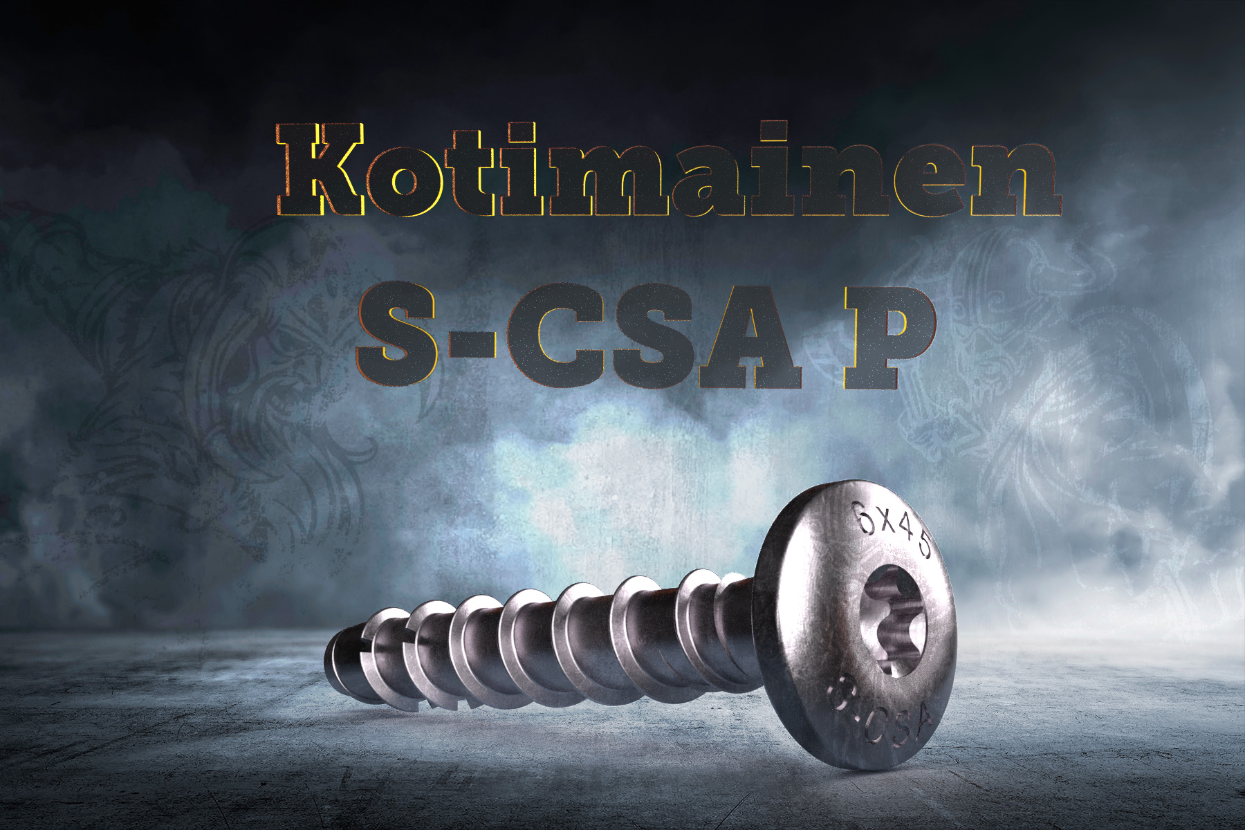 sormat Betoniruuvi sormat s-csa kupu 6x45/5/10 sähkösinkitty 10kpl