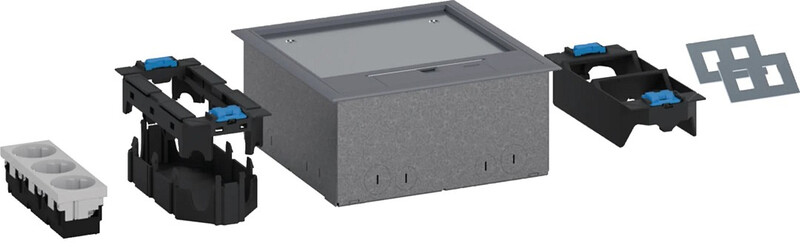 hager Floor box electraplan.ve-ee udkq06 pa 200x200x95 gray