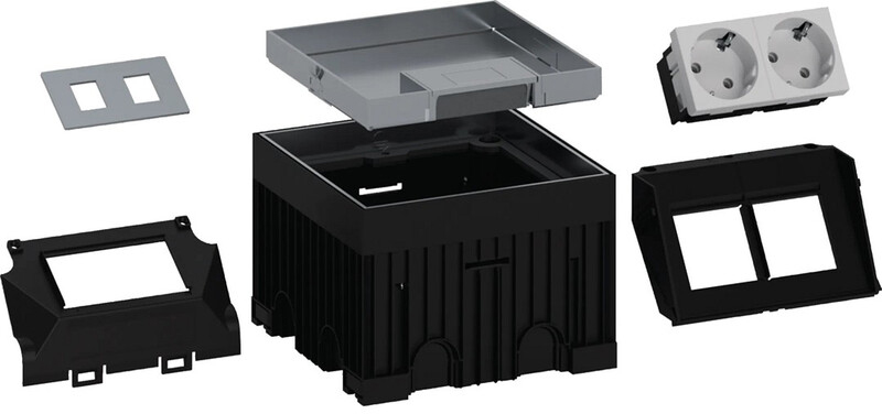 hager Floor box electraplan.ve-ee udkq02 fe 135x135x100 rst