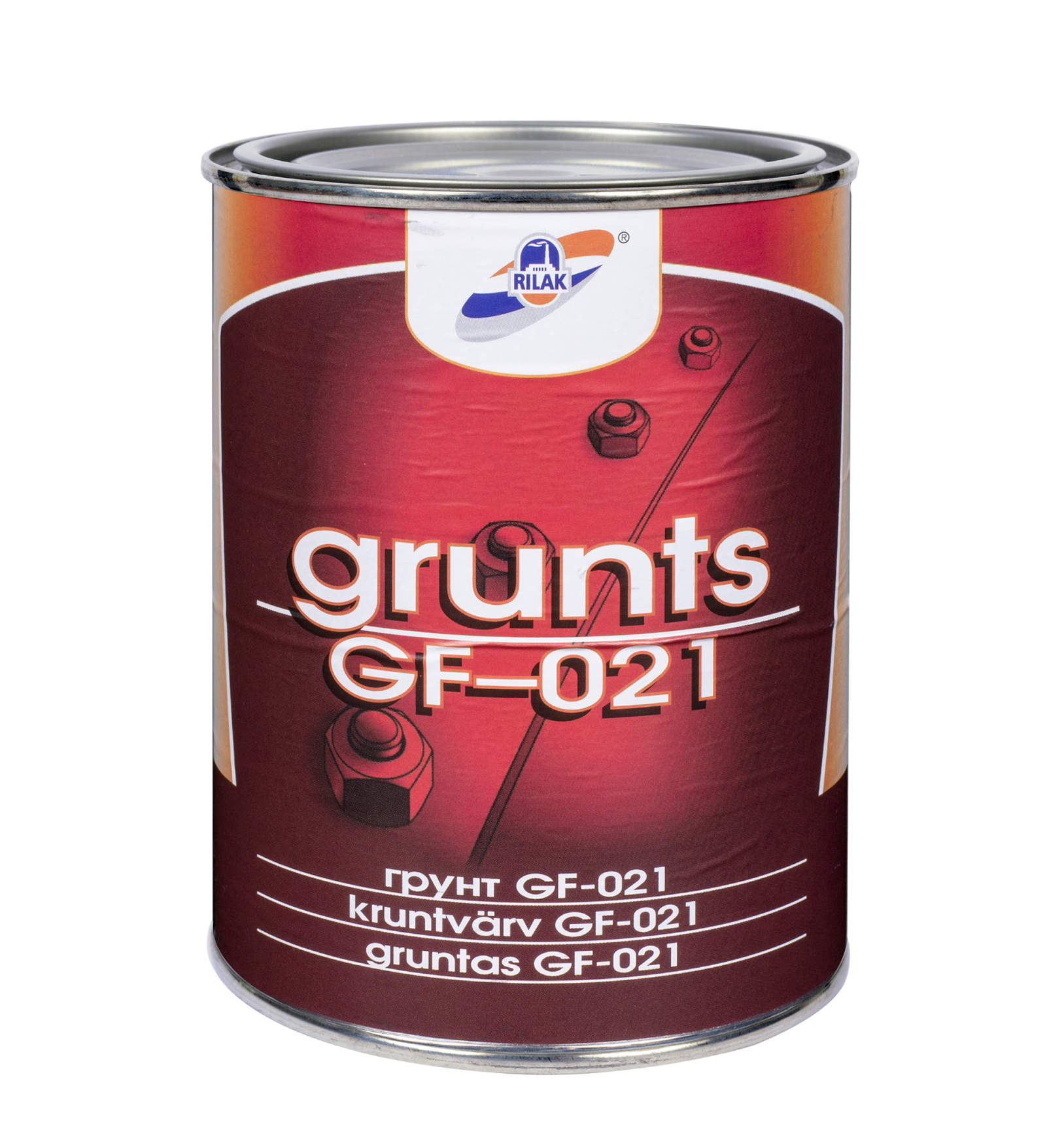 GRUNTAS METALUI 1L RAUDONAS