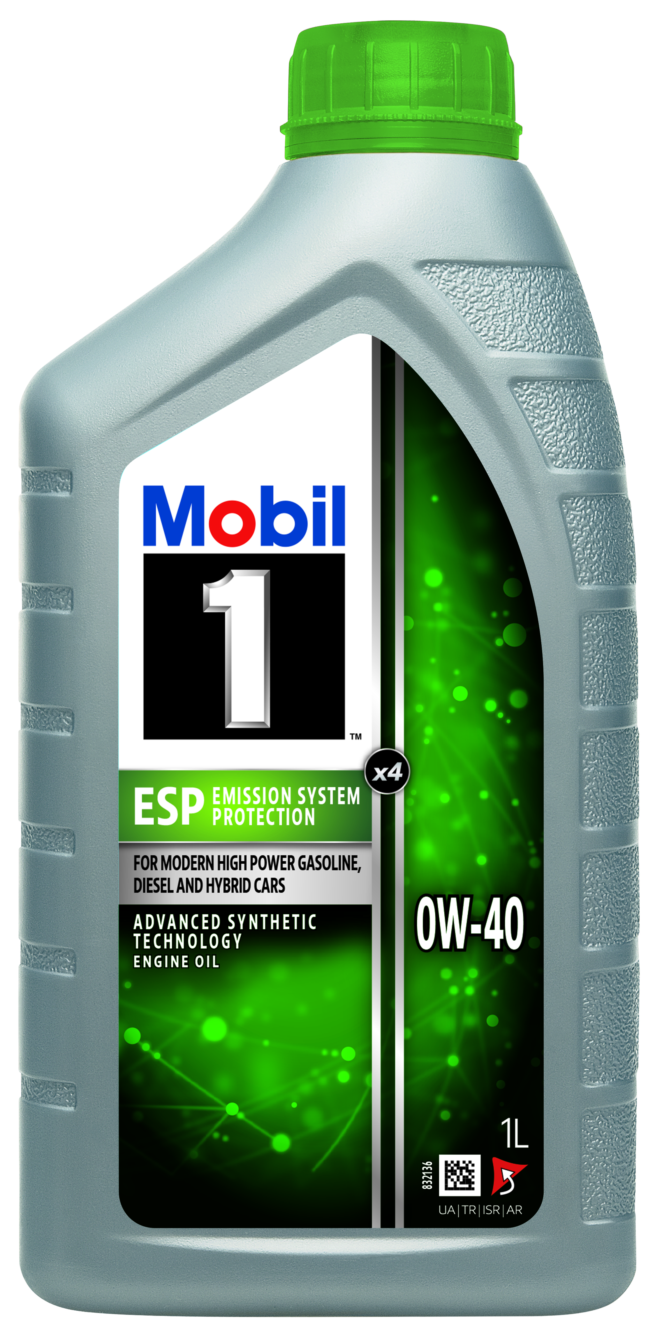 BENSINMOTOROLJOR MOBIL1 ESP X4 0W40 12x1L