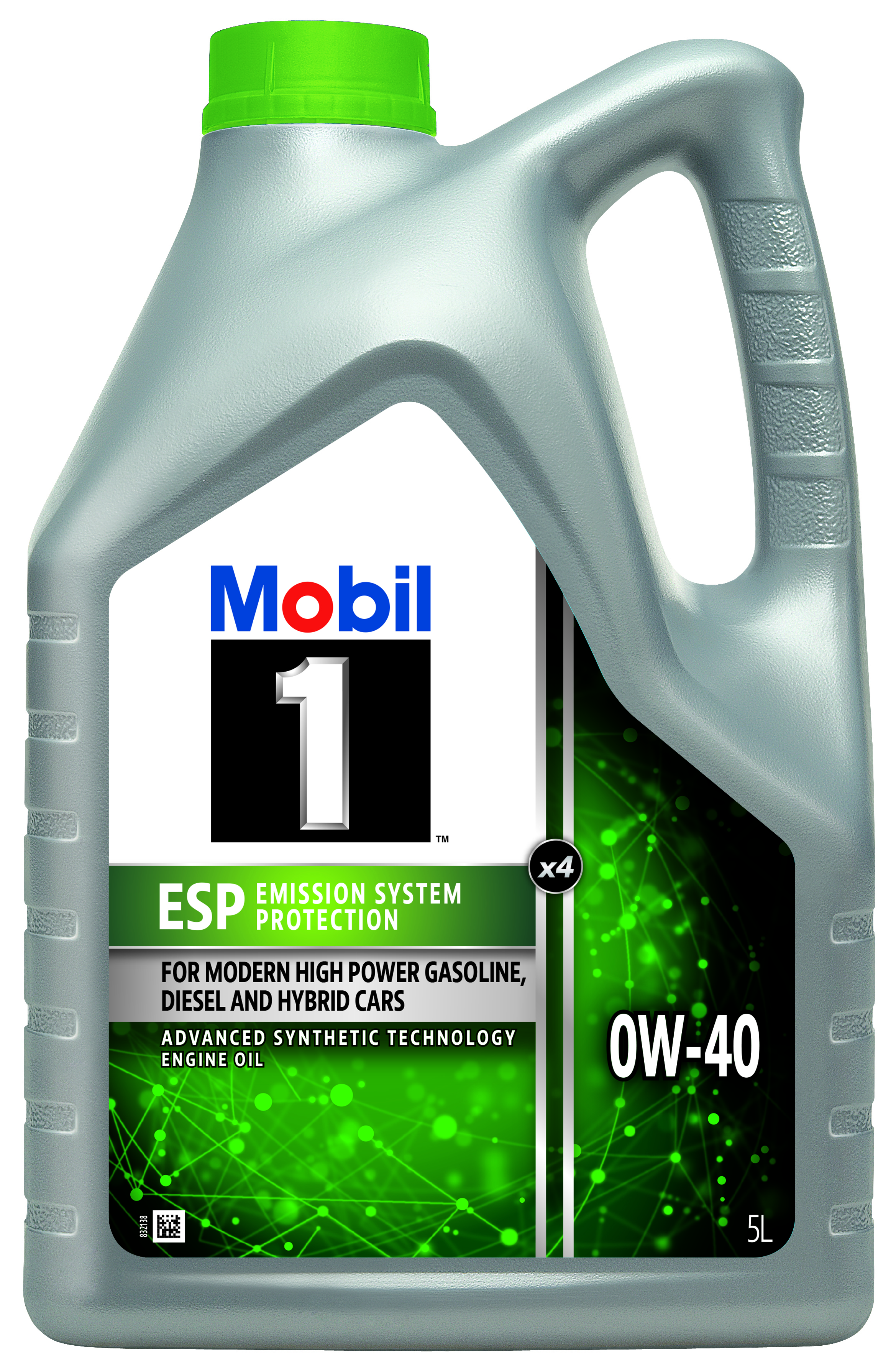 BENSINMOTOROLJOR MOBIL1 ESP X4 0W40 4x5L