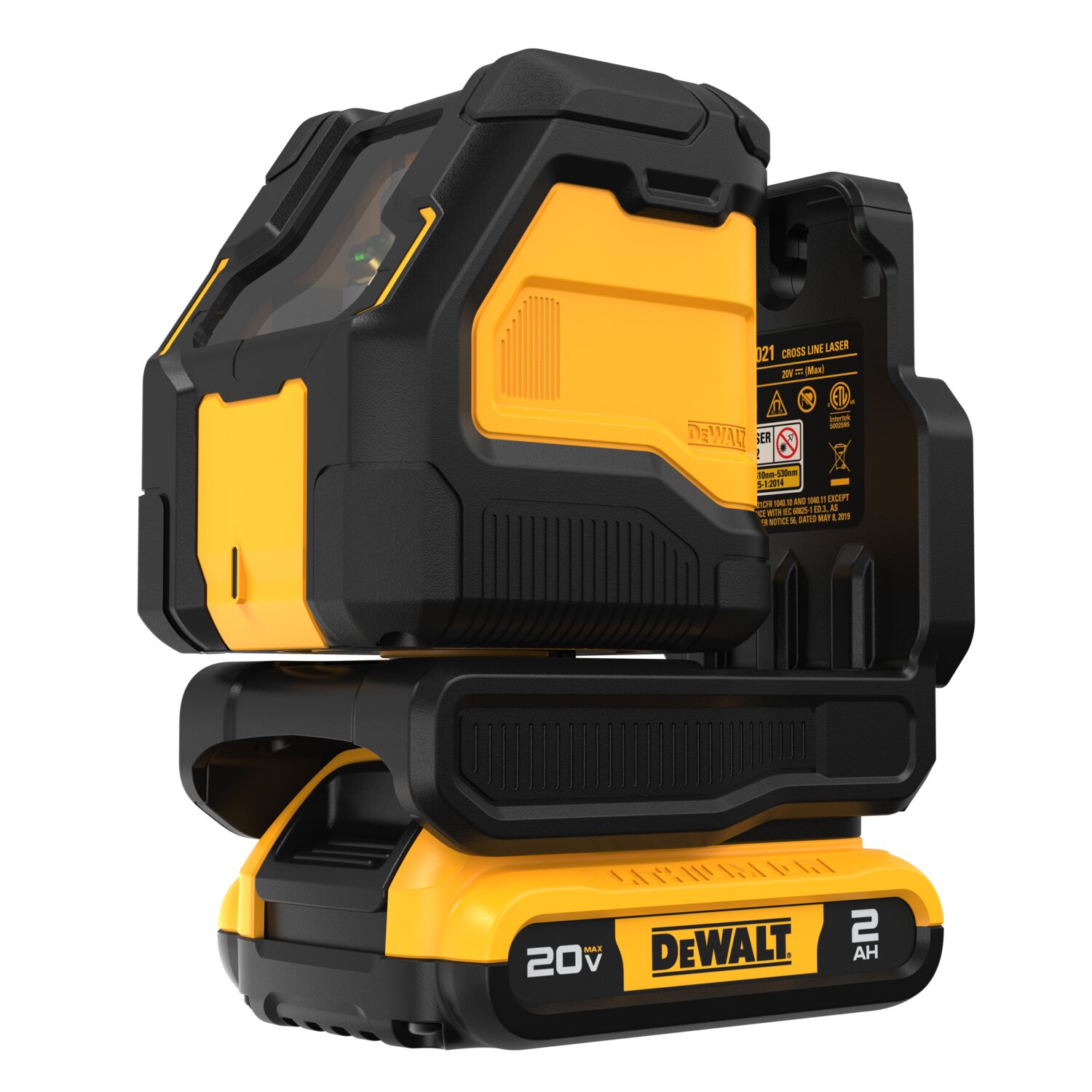 KRYSSLINJELASER DEWALT 18V XR KOMPAKT GRÖN 1X2.0AH