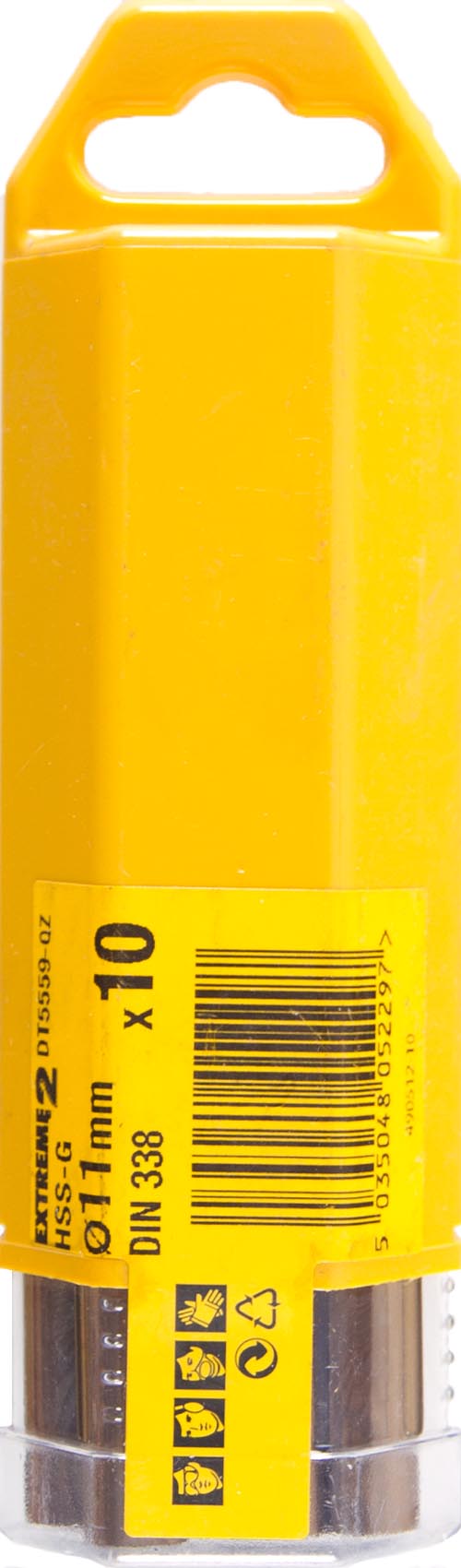 METALLIPORANTERÄ DEWALT 11,0MM 10KPL