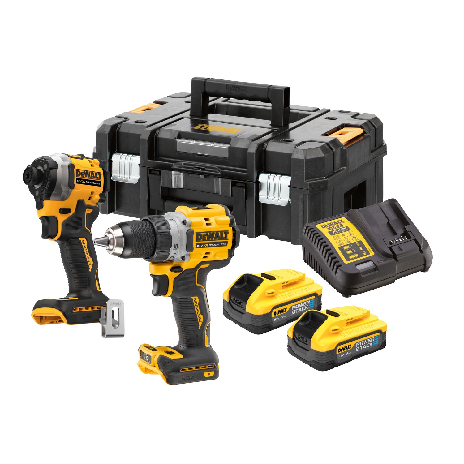 AKKUKONESARJA DEWALT DCK2051H2T 18V POWERS 2X5AH