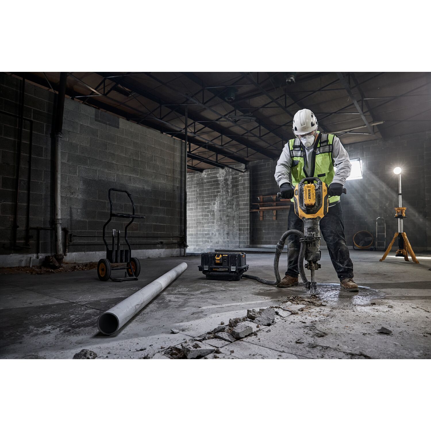 dewalt Akkupiikkausvasara dewalt dch966z2 54v xr 2x15,0ah