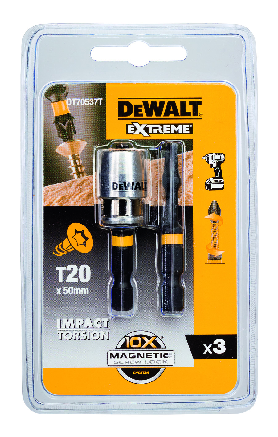 dewalt Ruuvauskärkisarja dewalt t20 50mm 2kpl