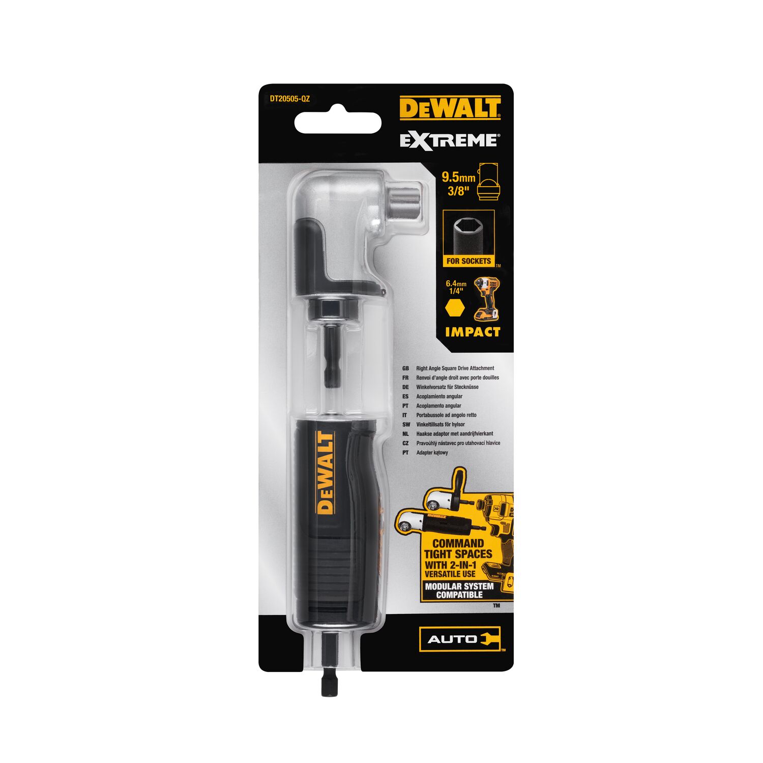 dewalt Kulmapora kiinnitys dewalt oikea 3/8