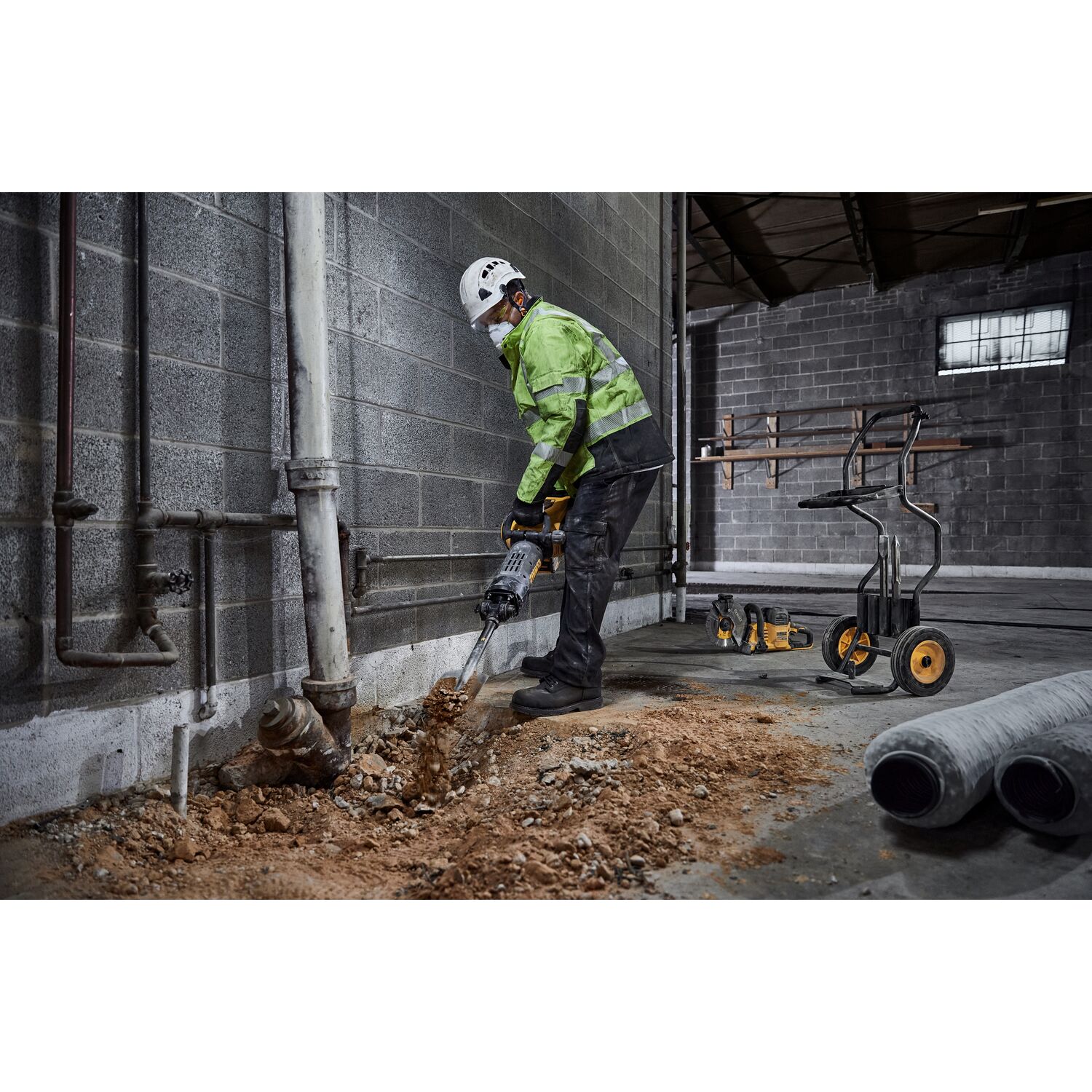 dewalt Akkupiikkausvasara dewalt dch966z2 54v xr 2x15,0ah