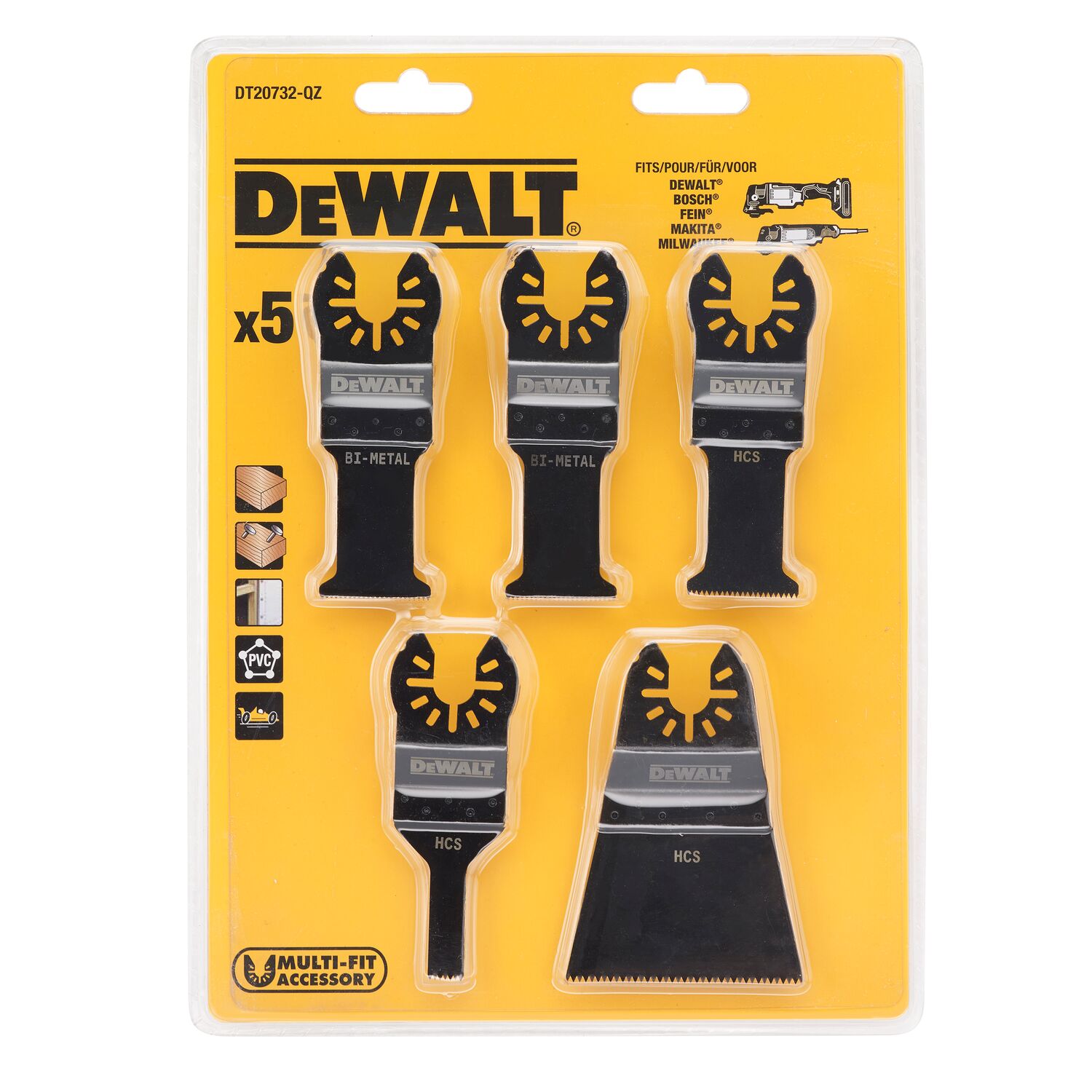 dewalt Sahanteräsarja dewalt 5 osainen
