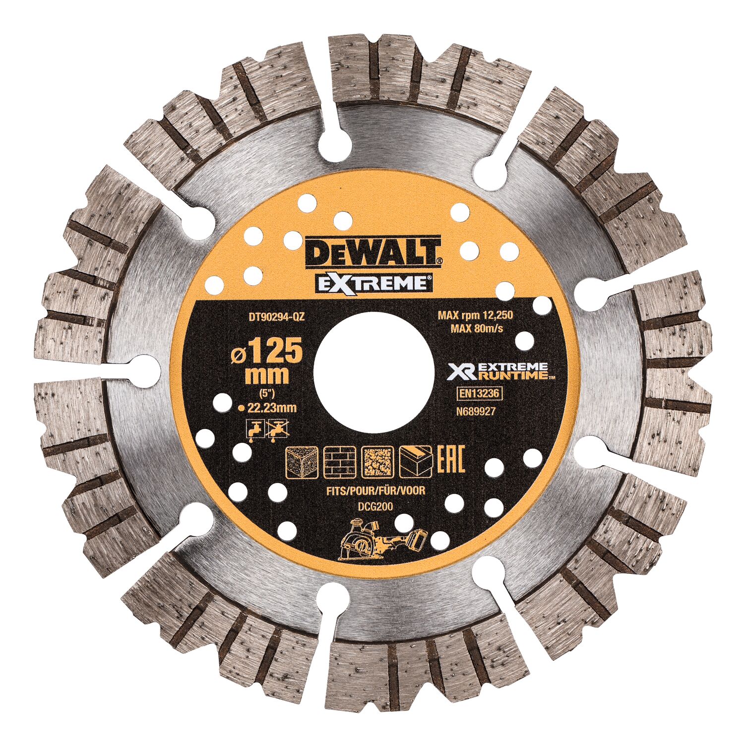 dewalt Diamantklinga dewalt extreme 125x22mm