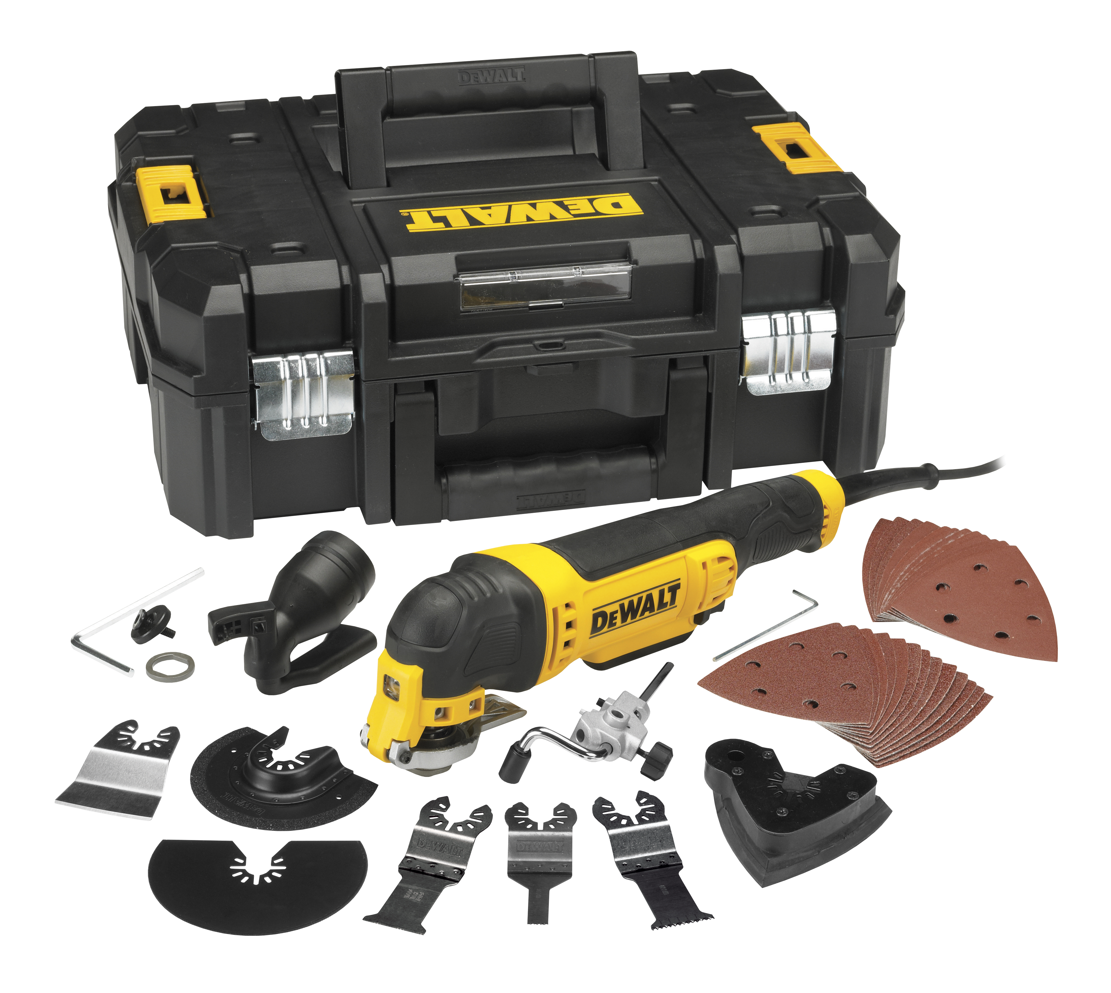 MONITOIMIKONE DEWALT DWE315KT 300W+37 TARVIKETTA