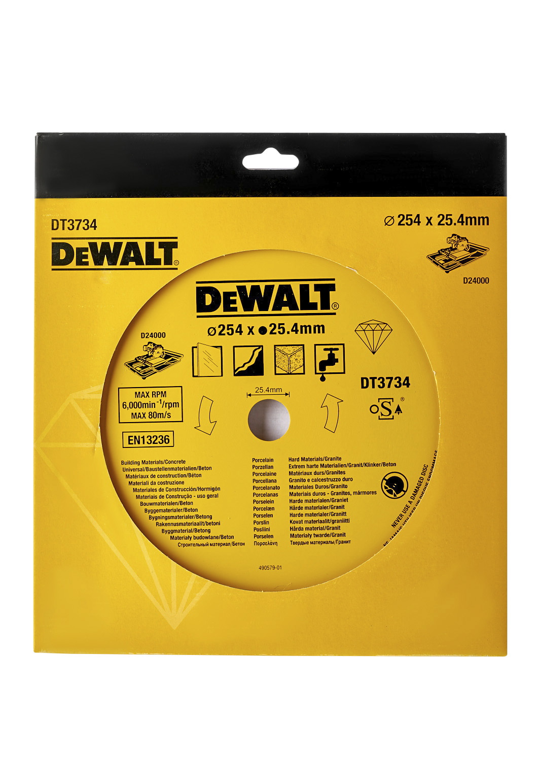 CUTTING DISC DEWALT DT3734