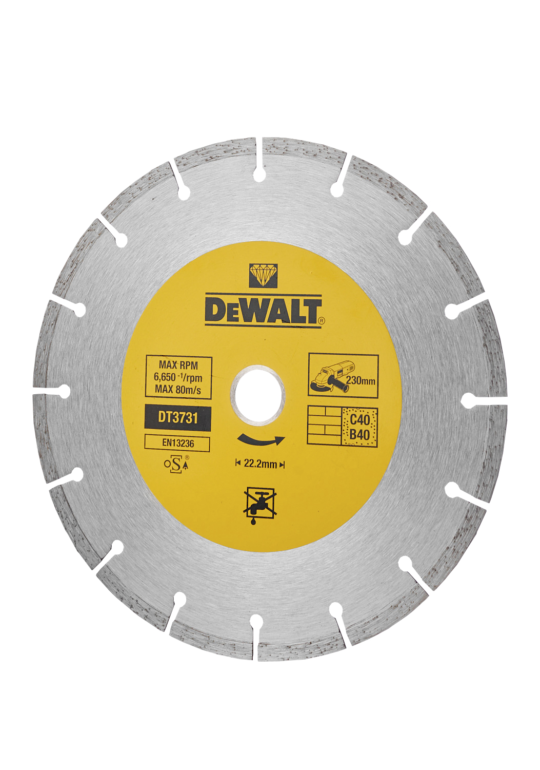 TIMANTTILAIKKA DEWALT 230MM