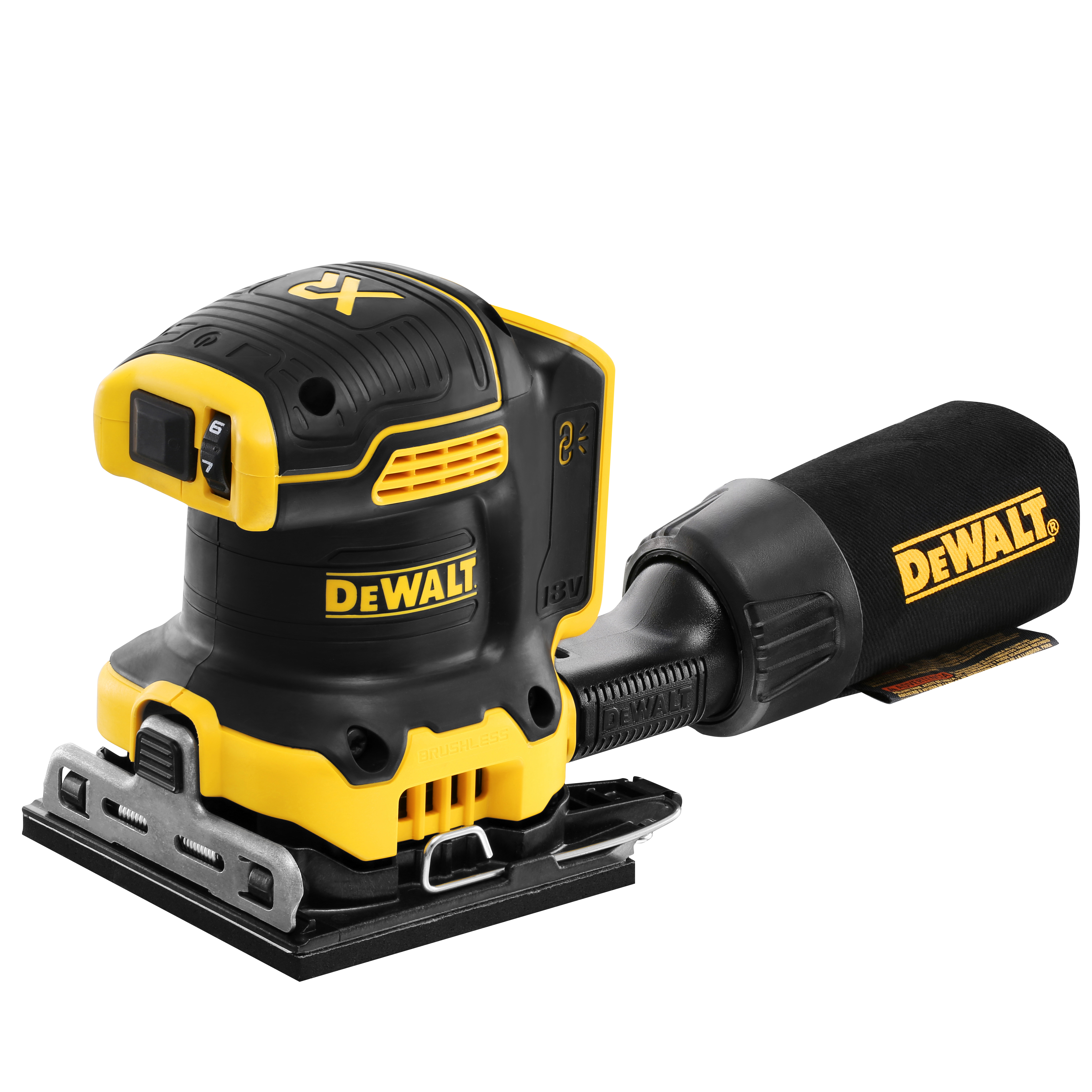 BAT PALM ORBITAL SANDER DEWALT DCW200NT 18V XR BARE TSTAK