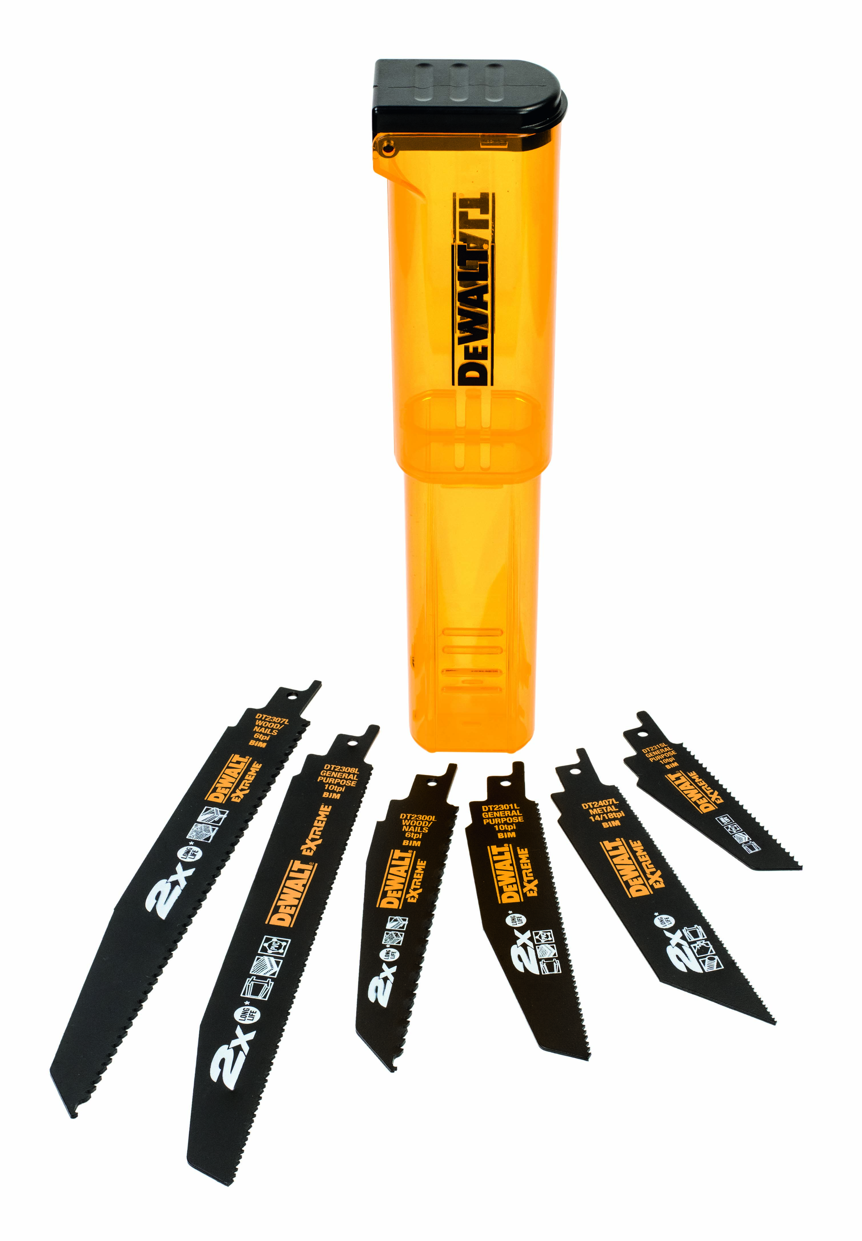 PUUKKOSAHANTERÄSARJA DEWALT 6 OSAINEN