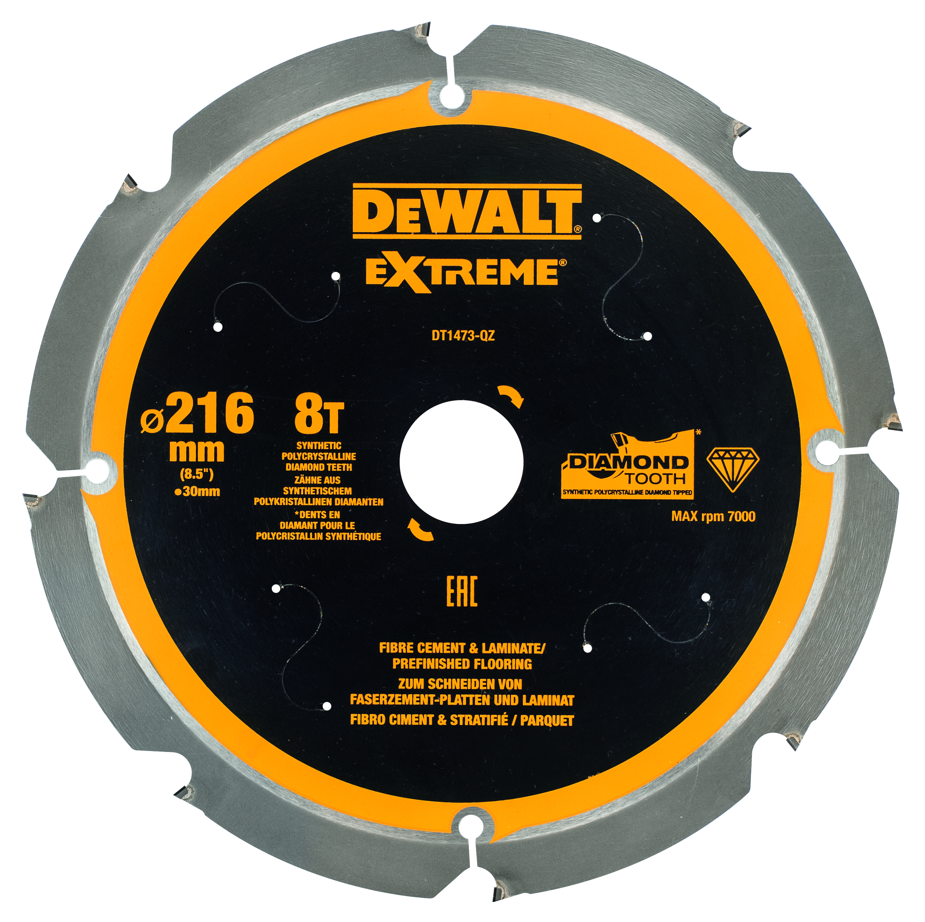 TIMANTTITERÄ DEWALT 216X30MM X8T