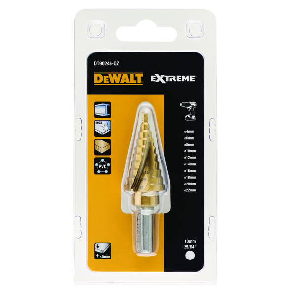 PORRASPORANTERÄ DEWALT TITAANI 4-22MM