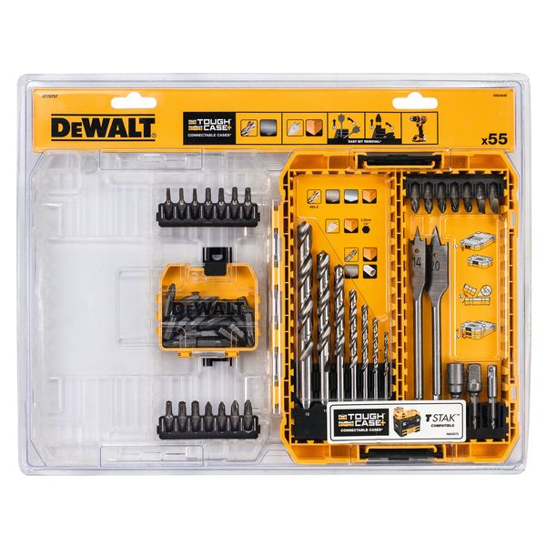 PORANTERÄ- JA TERÄSARJA DEWALT HHS-G 55-OSAINEN