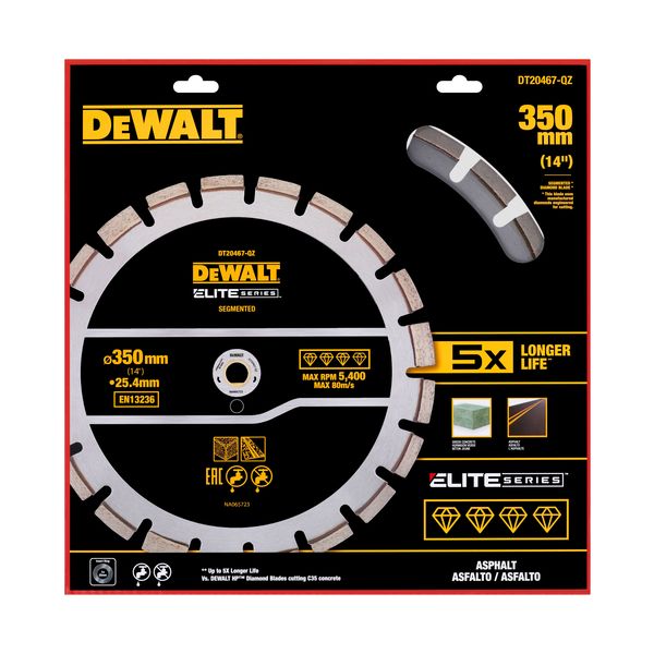 DIAMOND BLADE DEWALT 355X25,4 MM