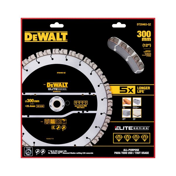 DIAMOND BLADE DEWALT 305X22,23MM