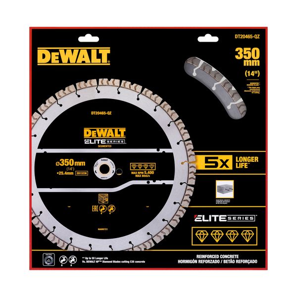 DIAMOND BLADE DEWALT 355X25,4MM