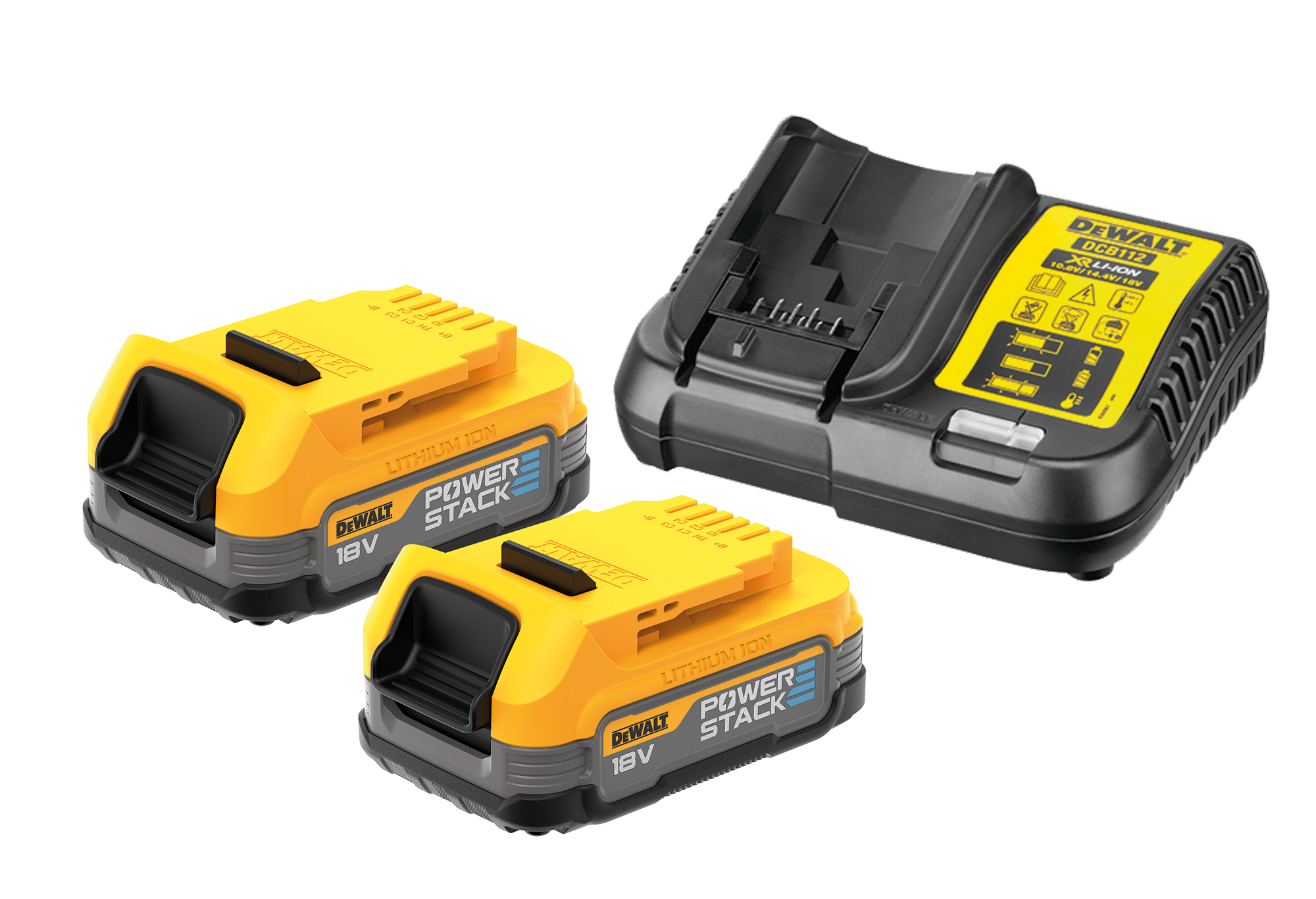 BATTERIKIT DEWALT DCB1102E2 18V POWERSTACK