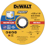 CUTTING DISC DEWALT 125X1MM 100PCS