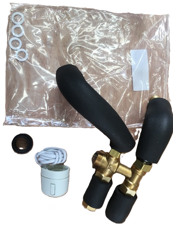 2-TEE VENTIILIDE KMPL 1/2" KEERMEGA KOOS 220/240V AJAMIGA