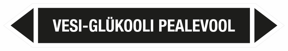 KLEEBIS VESI-GLÜKOOLI PEALEVOOL 16tk