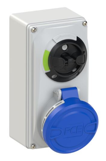 POWER SOCKET-OUTLET 32A3P 6H230V IP44/IP54 INTERL