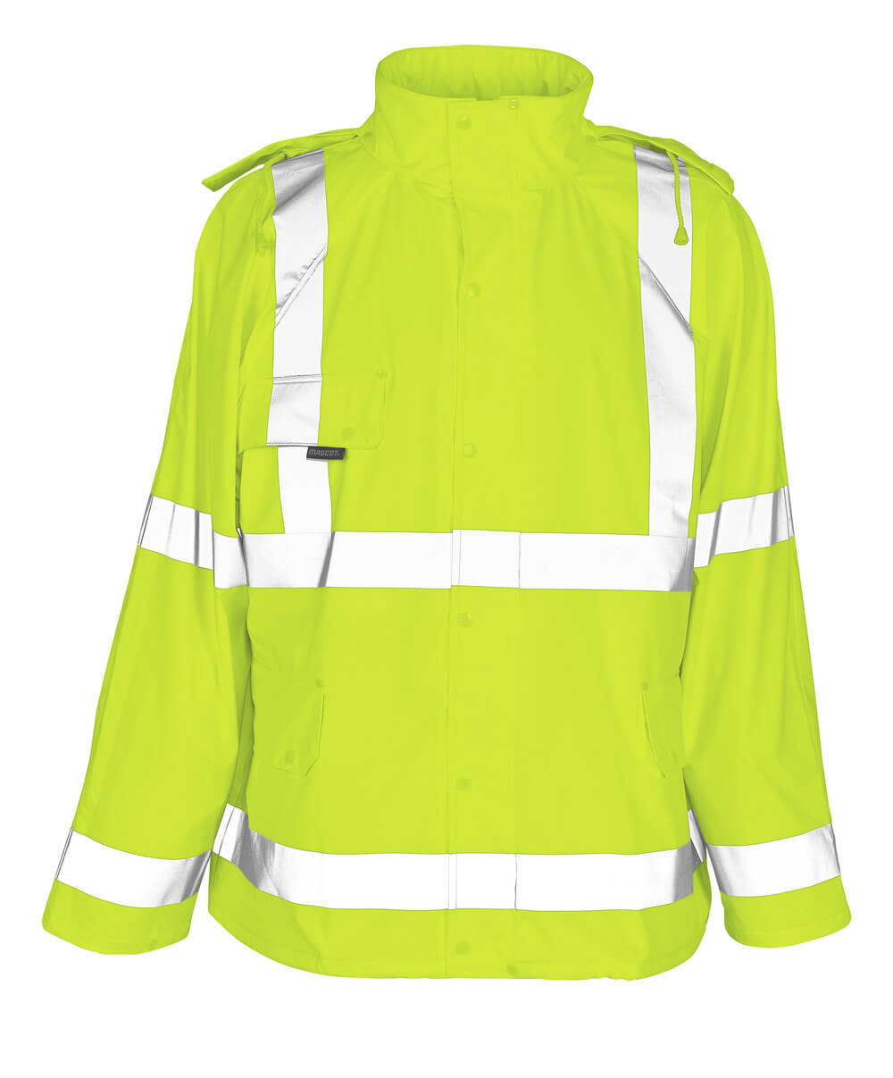 RAIN JACKET HI-VIS MASCOT 50101-814-17 SIZE 2XL
