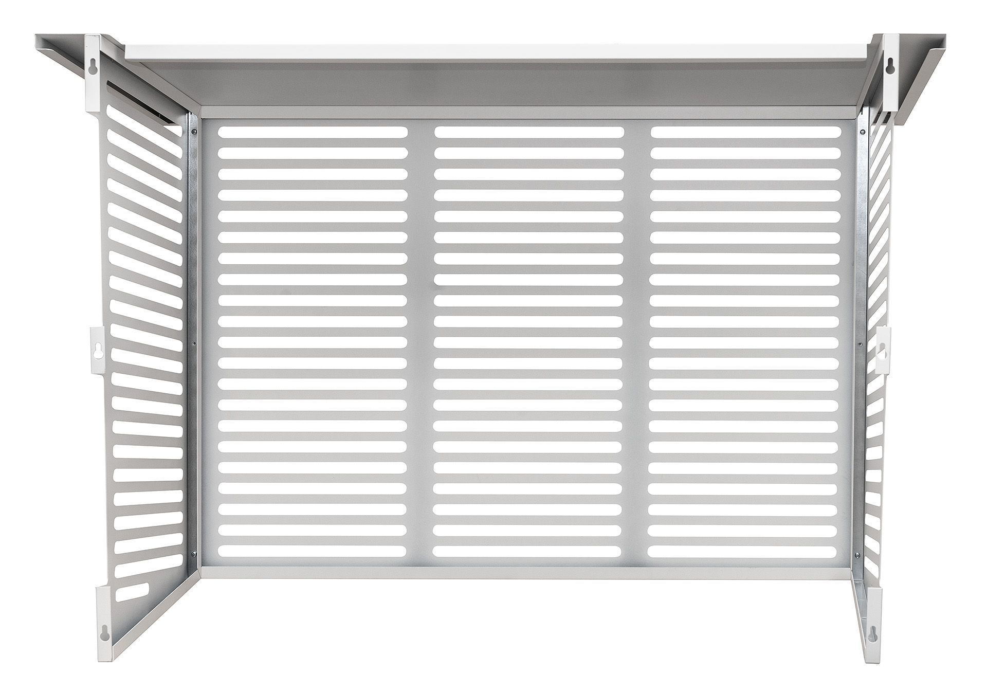 kiilax Skydd för uteenhet kiilax medium 1400x1000 ral9010