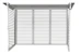kiilax Skydd för uteenhet kiilax medium 1400x1000 ral9010