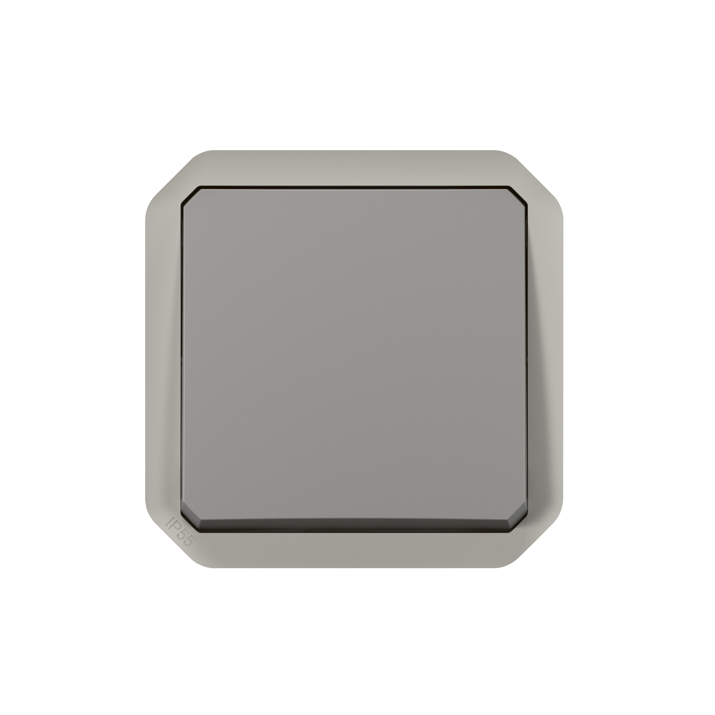 legrand Avbrytare plexo 1g-2w sw 10ax grey mech