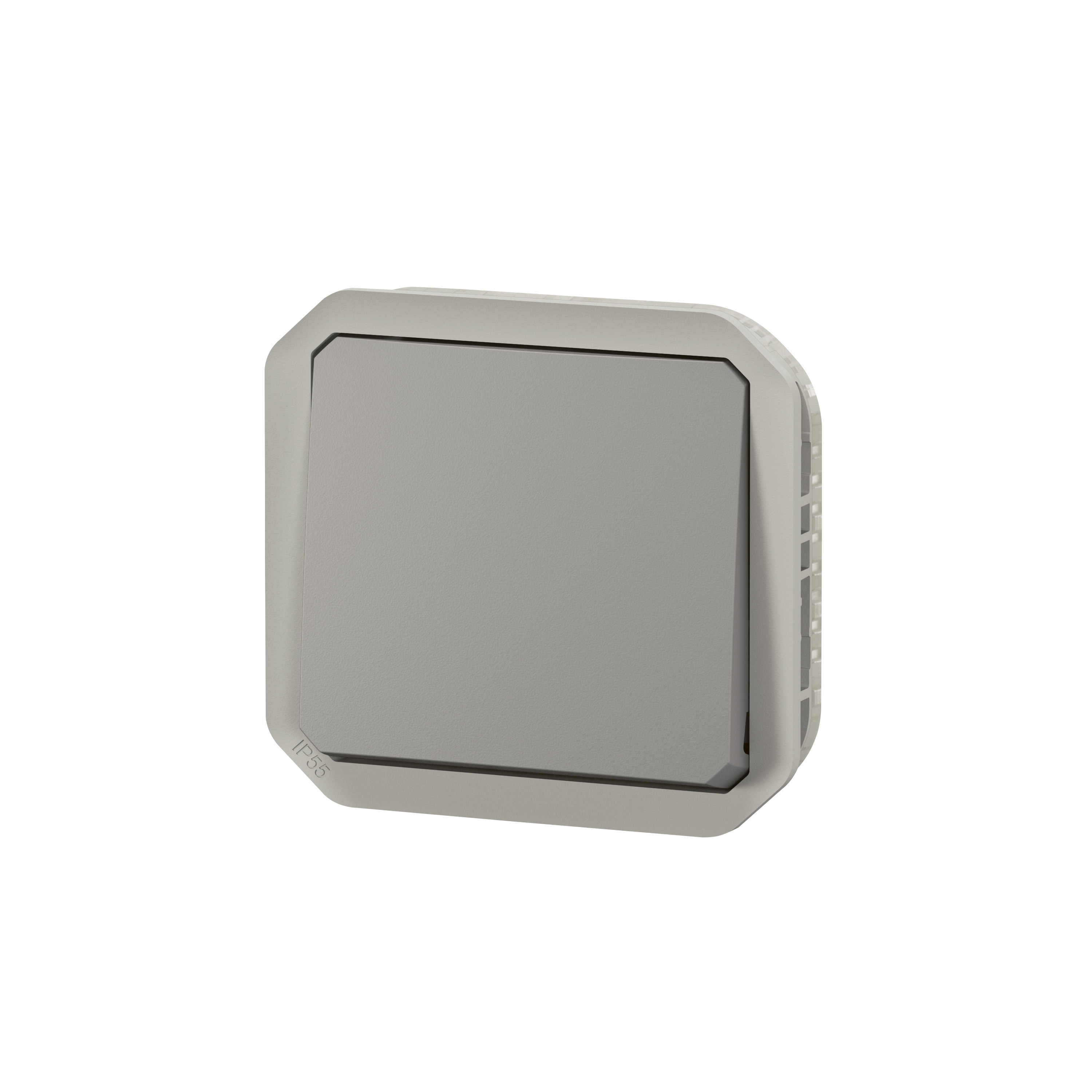 legrand Avbrytare plexo 1g-2w sw 10ax grey mech