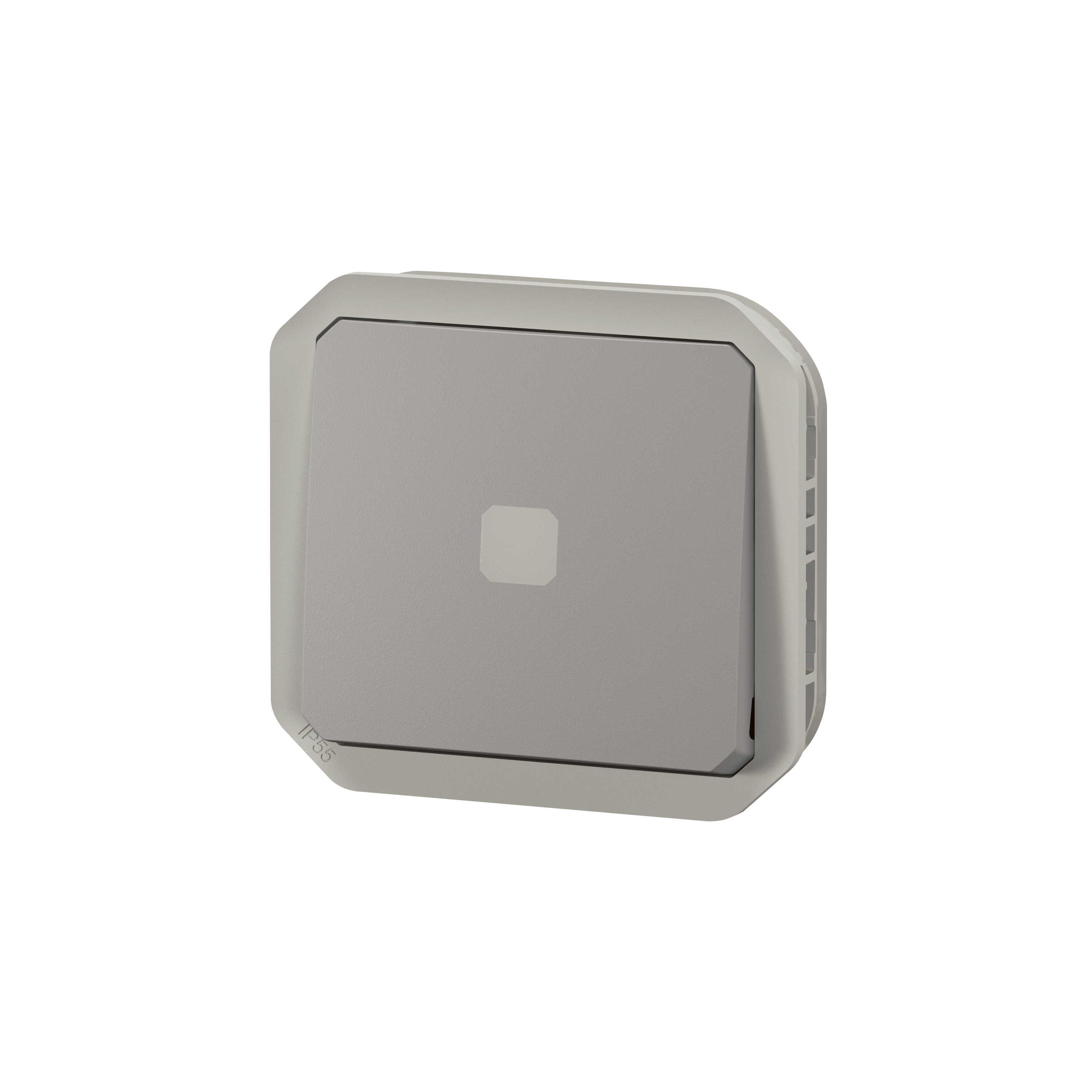 legrand Avbrytare plexo 1g-2w sw tsn 4ax grey mech