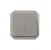 legrand Avbrytare plexo 2g-2w sw/push 10ax grey mech