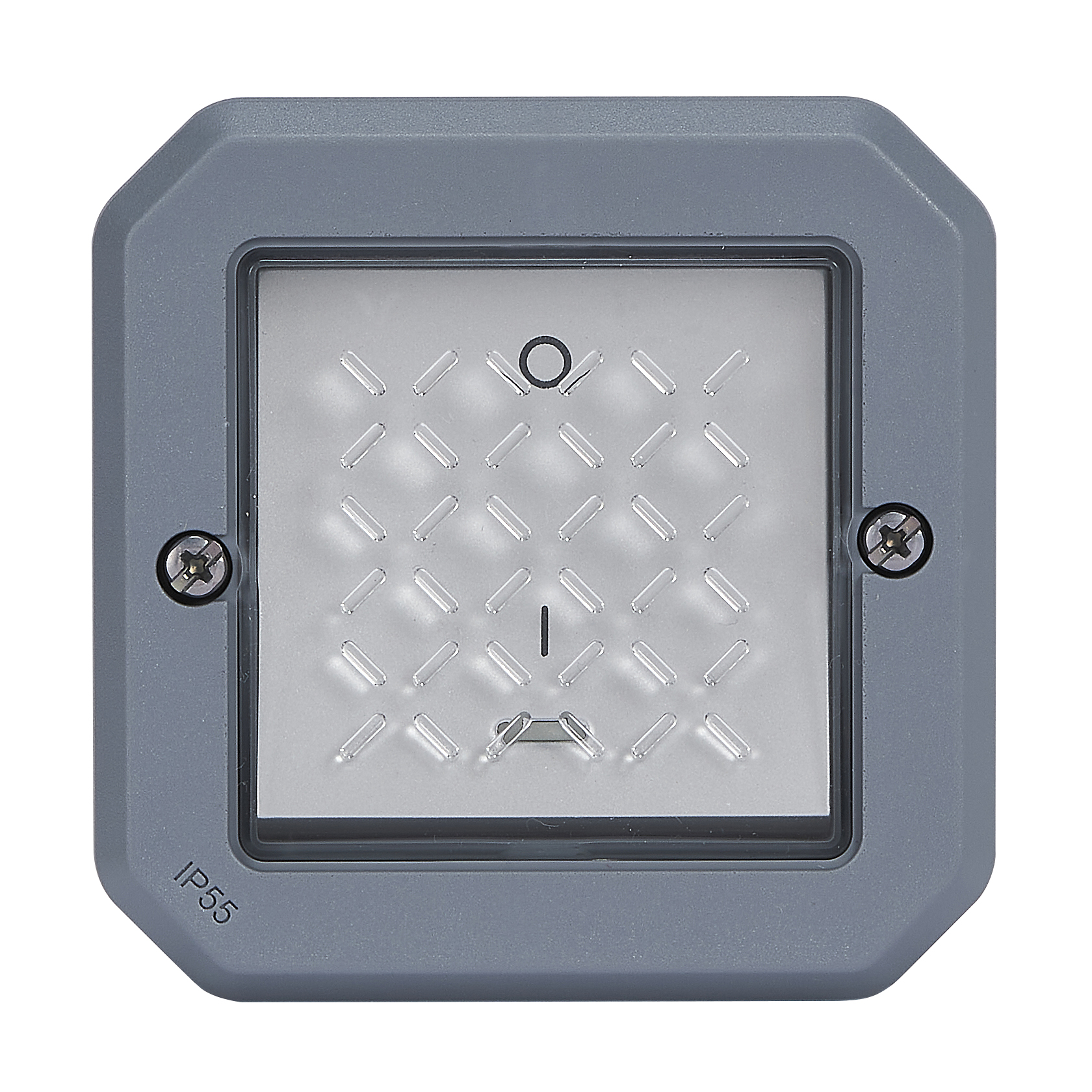 legrand Switch plexo dp switch 16ax indic grey mech