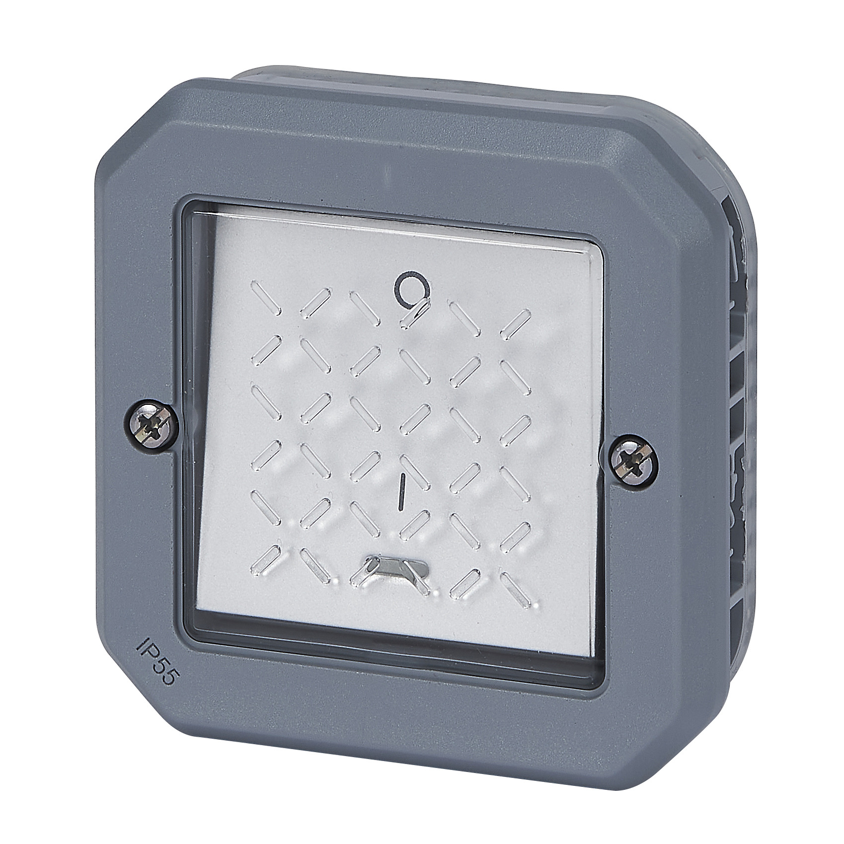 legrand Switch plexo dp switch 16ax indic grey mech