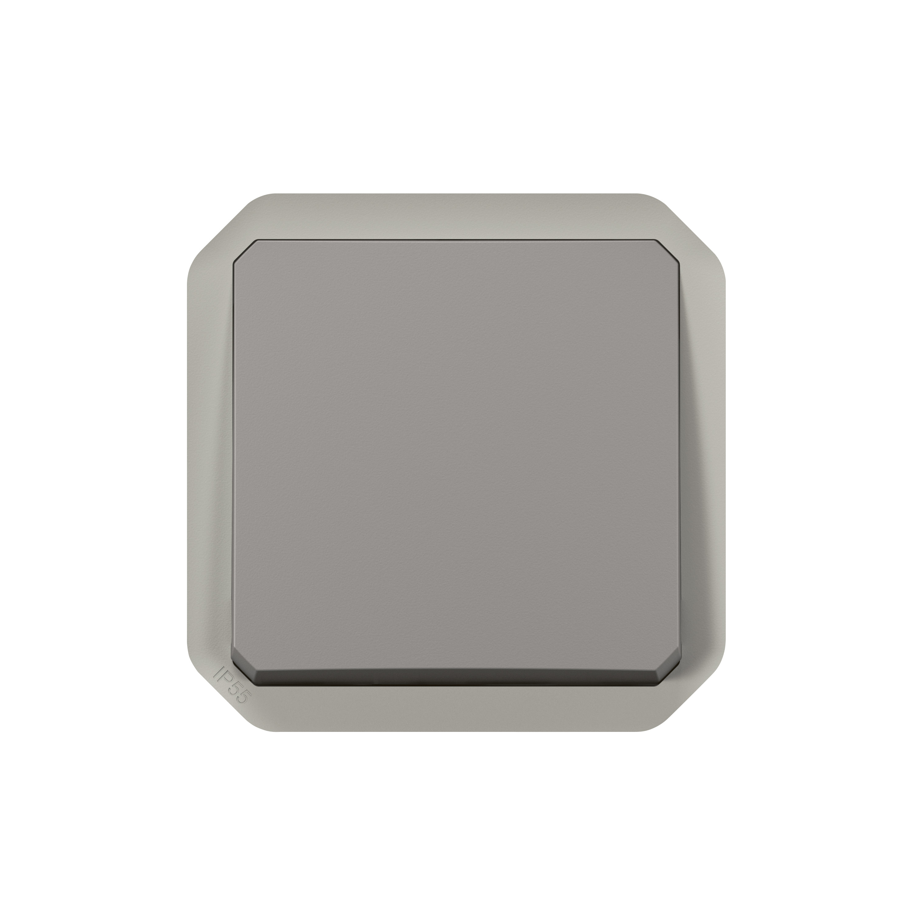 legrand Tryckknapp plexo push button no grey mech